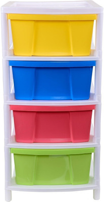 AMAZE ACTIONWARE 4 Compartments Plastic Utensil(Multicolor)