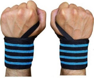 Vixen Wristband Sport Training Hand Bands Wrist special edition (blue, Black) Abdominal Belt(Blue, Black)