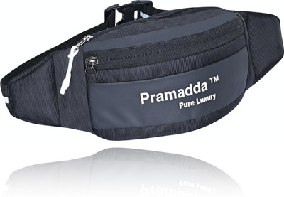 Pramadda Pure Luxury Classic Black SWAGSTER Waist Pouch for Men Women Fanny Pack Bum Bags for Boys Girls | Small Travel Bags for hiking trekking short trips holidays | Sports Walking Running jogging Bags | Travel Pouches. Bum Bag Fanny Pack(Black) Pramadda Pure Luxury Classic Black SWAGSTER Waist Pouch for Men Women Fanny Pack Bum Bags for Boys Girls | Small Travel Bags for hiking trekking short trips holidays | Sports Walking Running jogging Bags | Travel Pouches. Bum Bag Fanny Pack(Black)
