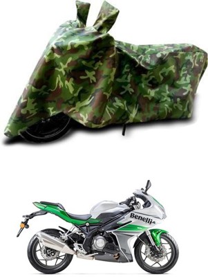 RONISH Waterproof Two Wheeler Cover for Benelli(302R, Green)