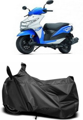 BHA Waterproof Two Wheeler Cover for Honda(Dio, Black)