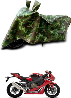 RONISH Waterproof Two Wheeler Cover for Honda(CBR1000RR Fireblade, Green)