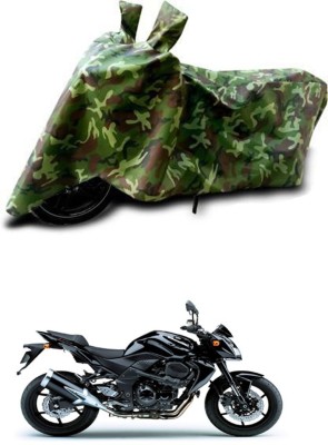 RONISH Waterproof Two Wheeler Cover for Kawasaki(Z750, Green)