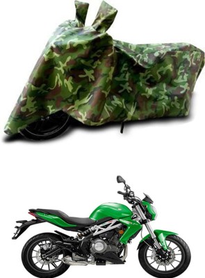 RONISH Waterproof Two Wheeler Cover for Benelli(TNT 300, Green)