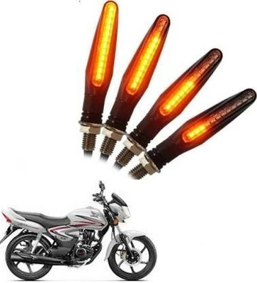 PECULIAR ZONE Front, Rear LED Indicator Light for Honda, Universal For Bike Universal For Bike(Yellow)