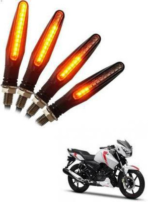QUIRKY ZONE Front, Rear LED Indicator Light for TVS Apache RTR 160(Yellow)