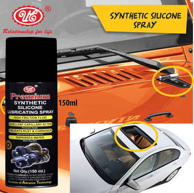 UE Premium Synthetic Silicone Spray Aerosol : Waterproof Lubricant and Protective Coating UE Premium Synthetic Silicone Spray Aerosol : Waterproof Lubricant and Protective Coating - 150 ml Car Care/Car Accessories/Automotive Products Oil Flush and Treatment(150 ml, Pack of 1) UE Premium Synthetic Silicone Spray Aerosol : Waterproof Lubricant and Protective Coating UE Premium Synthetic Silicone Spray Aerosol : Waterproof Lubricant and Protective Coating - 150 ml Car Care/Car Accessories/Automotive Products Oil Flush and Treatment(150 ml, Pack of 1)
