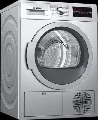BOSCH 7 kg Dryer with In-built Heater Silver (WTG86409IN)