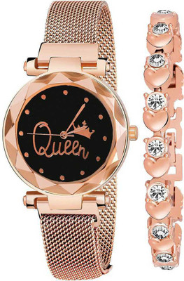 R AND P ENTERPRISE Stylish Professional watch and bracelet Analog Watch  - For Girls