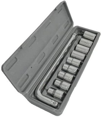 TruTool Socket Wrench Spanner Set Automobile Repair Stainless Steel Tool Box Sleeve Wrench Kit Socket Wrench Spanner Set Automobile Repair Stainless Steel Tool Box Sleeve Wrench Kit Single Sided Socket Wrench(Pack of 1)