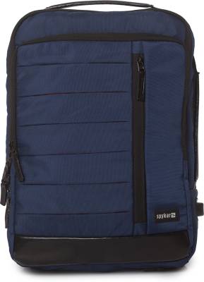 Buy  Brand - Solimo Nylon Backpack, 23 Ltr (GREY/NAVY) at