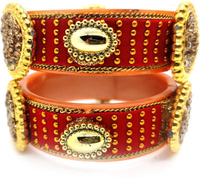 Soniaa Creation Plastic Zircon Kada(Pack of 2)