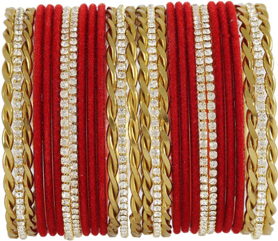 NMII Metal, Crystal Bangle Set(Pack of 28)
