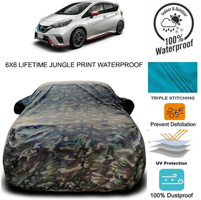 Gavya Car Cover For Nissan Note e-Power (With Mirror Pockets)(Green)