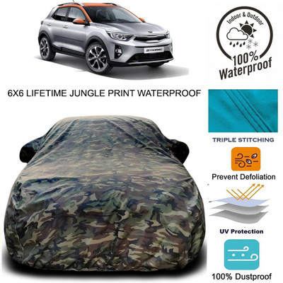 ProRox Car Cover For Kia Stonic (With Mirror Pockets)(Green)