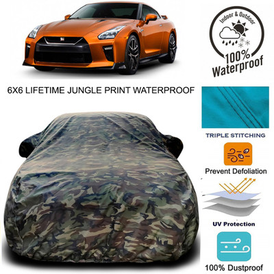 APNEK Car Cover For Nissan GT-R (With Mirror Pockets)(Green)