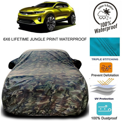 THE REAL ARV Car Cover For Kia QYI (With Mirror Pockets)(Green)