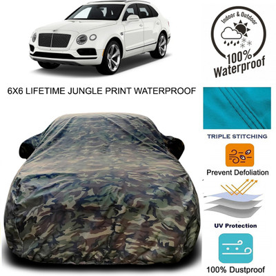 Gavya Car Cover For Bentley Bentayga (With Mirror Pockets)(Green)