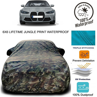 ProRox Car Cover For BMW M4 (With Mirror Pockets)(Green)