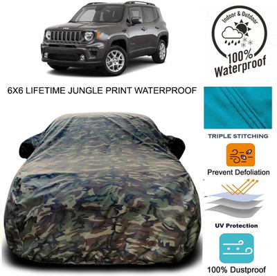 Elegance Car Cover For Jeep Renegade (With Mirror Pockets)(Green)