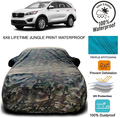 ProRox Car Cover For Kia Sorento (With Mirror Pockets)(Green)