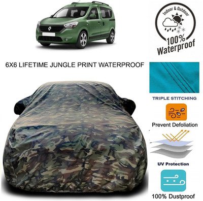 Gavya Car Cover For Renault Dokker (With Mirror Pockets)(Multicolor)