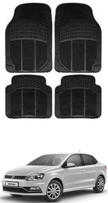 JVG Rubber Standard Mat For  Volkswagen Ameo(Black)