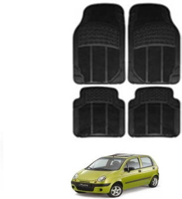 JVG Rubber Standard Mat For  Chevrolet Matiz(Black)