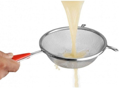 rushabh collections Strainer(Steel, Orange Pack of 1)