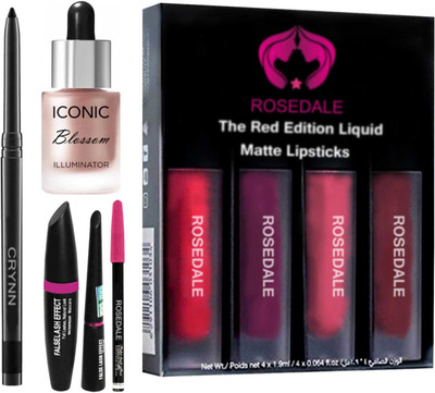 Crynn Smudge Proof Waterproof Kajal(9 Items in the set)