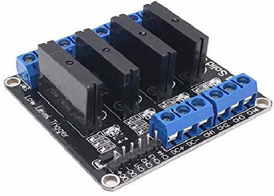 TRUSTECH BE0025 Solid Relay Module 4 Channel 5v Low Level Trigger for Arduino Electronic Components Electronic Hobby Kit