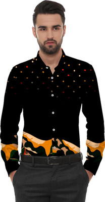 Fancy Fab Cotton Polyester Blend Printed, Self Design Shirt Fabric