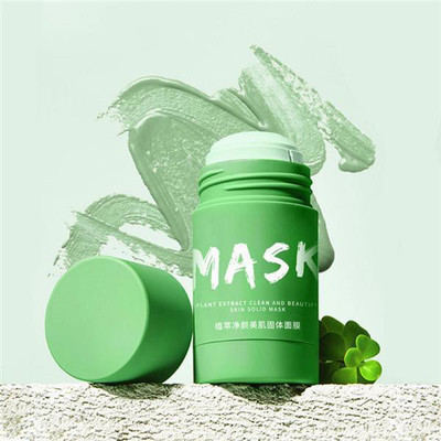 bliss Green Tea Mask Deep Cleaning Oil Control Moisturizing Hydrating Skin Rotating Cream Mask Stick Mud Clay Mask(40 g)