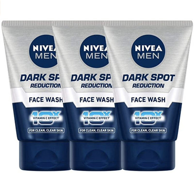 NIVEA Dark Spot Reduction  Pack of 3 Face Wash(100 ml)