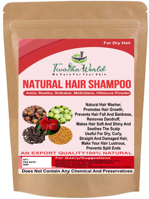 Twacha world Natural Amla Reetha Shikakai(227 g)