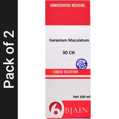 Bjain Geranium Maculatum 30 CH Dilution(2 x 100 ml)