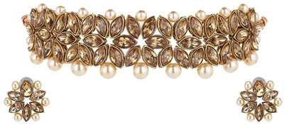 Shamir Store Brass Brass Gold Jewellery Set(Pack of 1)