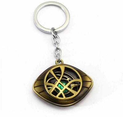 Happy GiftMart Doctor Strange Keychain Eye of Agamotto Infinity Stone Avengers Superhero Bronze Metal Key chain Key Ring Key Chain