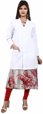 Craftino Lab Coat(Cotton Polyester Blend)