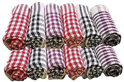 R S Royal 01 Multicolor Cloth Napkins(12 Sheets)