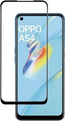 AKSHUD Edge To Edge Tempered Glass for Oppo A54, OPPO A54(Pack of 1)