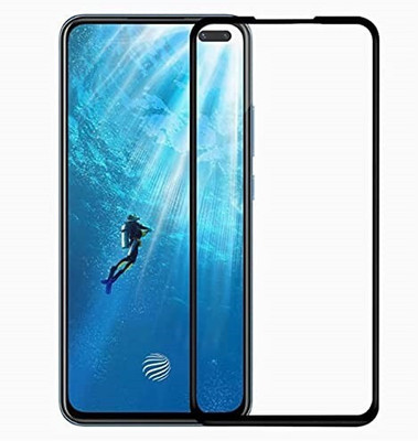AKSHUD Edge To Edge Tempered Glass for Vivo X50(Pack of 1)