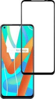 DSCASE Edge To Edge Tempered Glass for Realme 8s 5G, Realme 8 5G(Pack of 1)