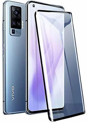AKSHUD Edge To Edge Tempered Glass for Vivo X50(Pack of 1)