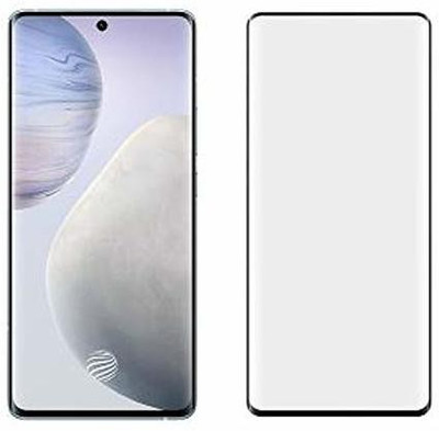 BRENZZ Edge To Edge Tempered Glass for Vivo X60, Vivo X60 5G(Pack of 1)
