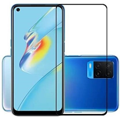 BRENZZ Edge To Edge Tempered Glass for Oppo A54, OPPO A54(Pack of 1)