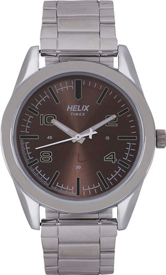 GLASSTRENT Impossible Screen Guard for helix Analog Brown Dial Men's Watch-TW031HG03(Pack of 1)