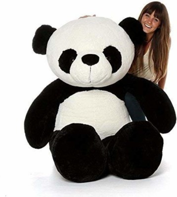 ASJS Panda 4 feet, Soft toys, teddy bear 4 feet for girls, Soft toys for kids,  - 122 cm(Black, White)