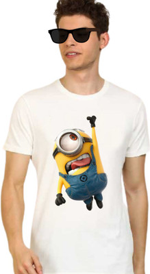 ASHOKA FASHION Printed Men Round Neck Multicolor T-Shirt