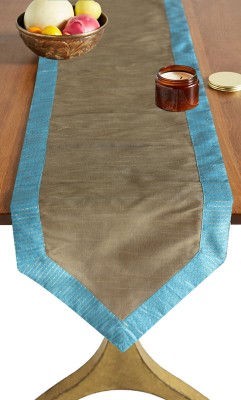 Dekor World Gold 120 cm Table Runner(Polyester)